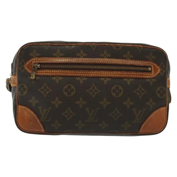 LOUIS VUITTON Monogram Marly Dragonne GM Clutch Bag M51825 LV Auth th6246 - Picture 2 of 16